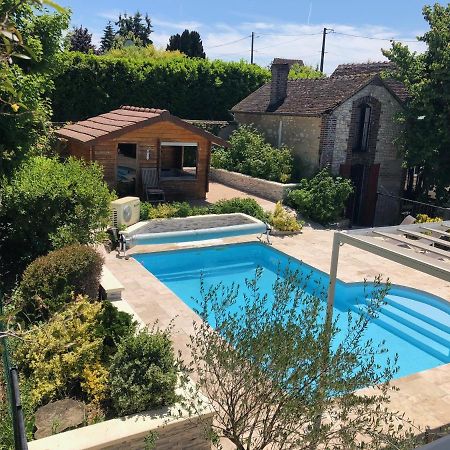 Bed and Breakfast Le Rouge & Blanc Saint-Maurice-le-Vieil Exterior foto