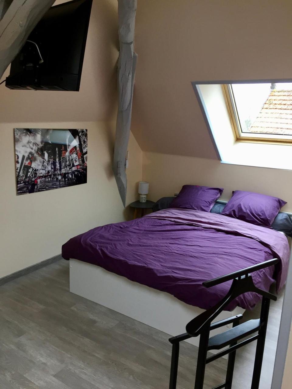Bed and Breakfast Le Rouge & Blanc Saint-Maurice-le-Vieil Exterior foto